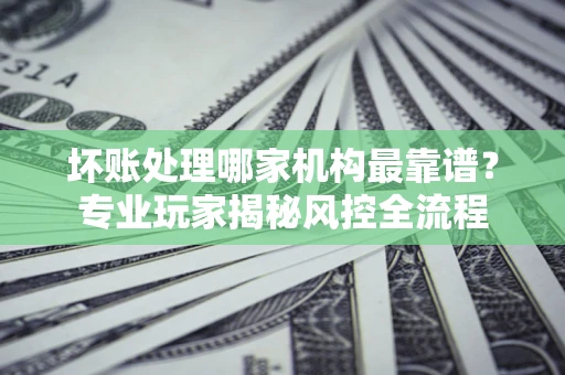 济南坏账处理哪家机构最靠谱？专业玩家揭秘风控全流程