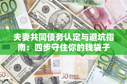 济南夫妻共同债务认定与避坑指南：四步守住你的钱袋子