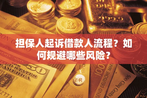 济南担保人起诉借款人流程？如何规避哪些风险？