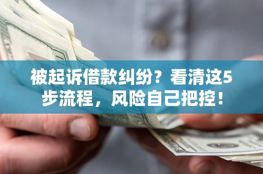 济南被起诉借款纠纷？看清这5步流程，风险自己把控！