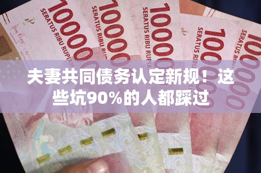 济南夫妻共同债务认定新规！这些坑90%的人都踩过