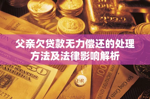 济南父亲欠贷款无力偿还的处理方法及法律影响解析
